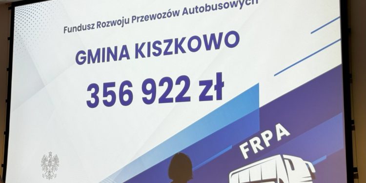 Kiszkowo i Kłecko z dofinansowaniem do przewozów autobusowych