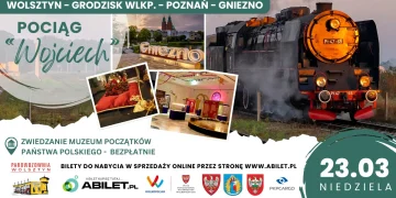 Parowóz  „Wojciech” przyjedzie do Gniezna