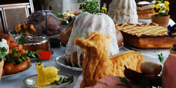 Wielkanocny Poniedziałek w Dziekanowicach. „Chodzenie z niedźwiedziem” i tradycyjne święcone w skansenie