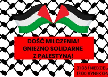 Gniezno: Manifestacja solidarności z Palestyną w niedzielę na Rynku