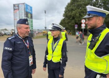Gnieźnieńscy policjanci czuwali nad bezpieczeństwem na Festiwalu Pol’and’Rock
