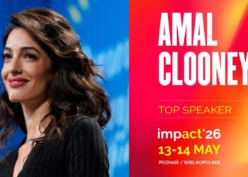 Prawniczka, która pozywa dyktatorów. Amal Clooney przyjeżdża do Polski