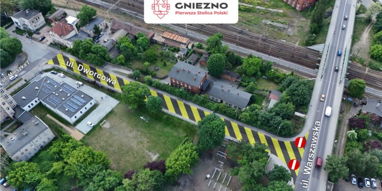 Ulica Dworcowa w Gnieźnie zamknięta będzie od poniedziałku